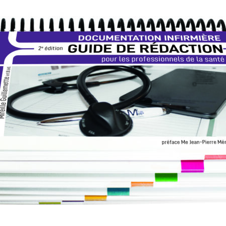 Guide rédaction santé avec stéthoscope et tablette.